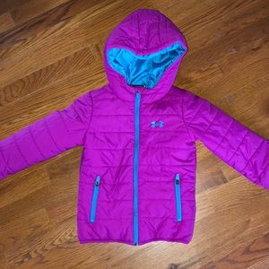 🎀Girls Under Armour Puffer Jacket Coat Size 6
